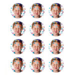 Pack of 24 Sheets Edible Image Print-Ons Frosting Sheets 2" Rounds
