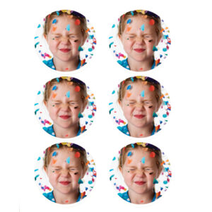 Pack of 24 Sheets Edible Image Print-Ons Frosting Sheets 3" Rounds